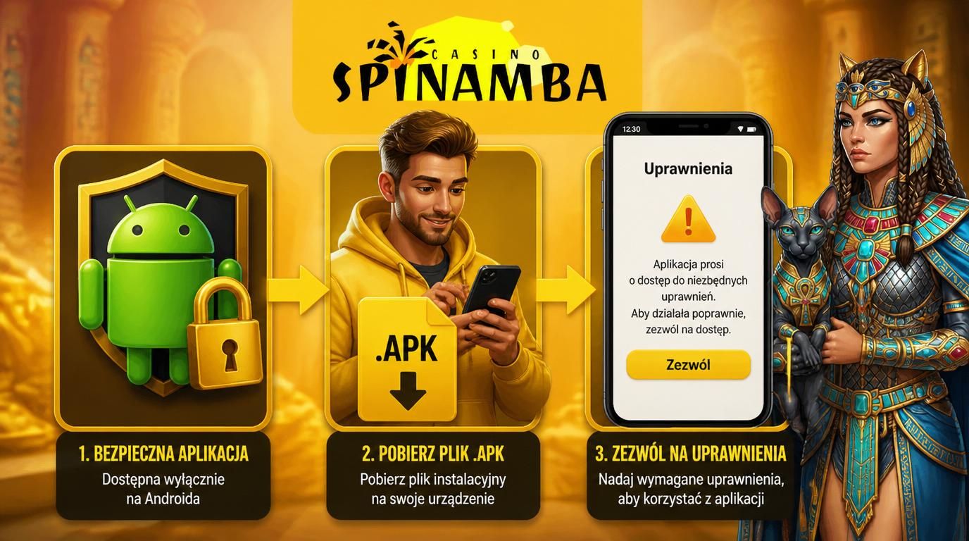 Bezpieczna instalacja aplikacji Spinamba na Androidzie z transparentnymi uprawnieniami